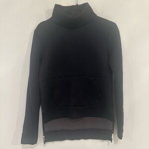 Black Turtleneck Sweatshirt